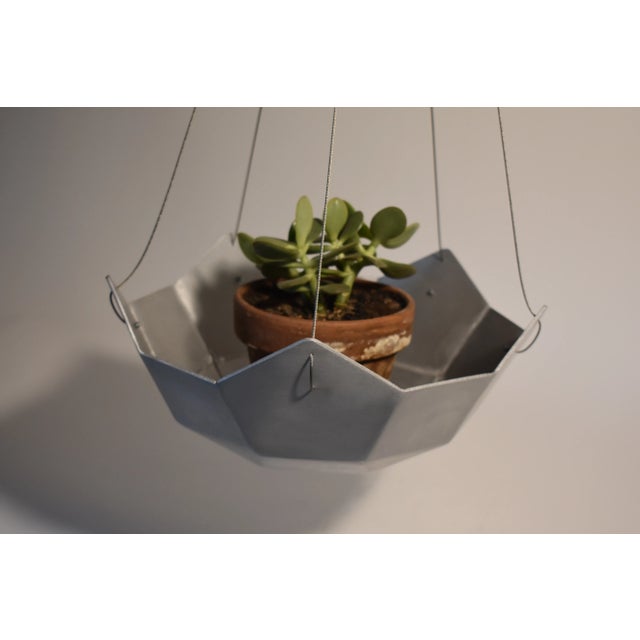 Silver Oblik Studio Hanging Planter 02 For Sale - Image 8 of 8