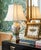 Metal Vintage Style Famille Rose Chinoiserie Porcelain Table Lamp For Sale - Image 7 of 8