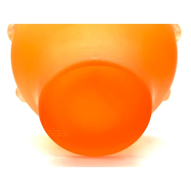 Large Art Deco Tango Glass Vase with Knobs by Carl Hosch, Haida, 1920 For Sale - Image 16 of 18