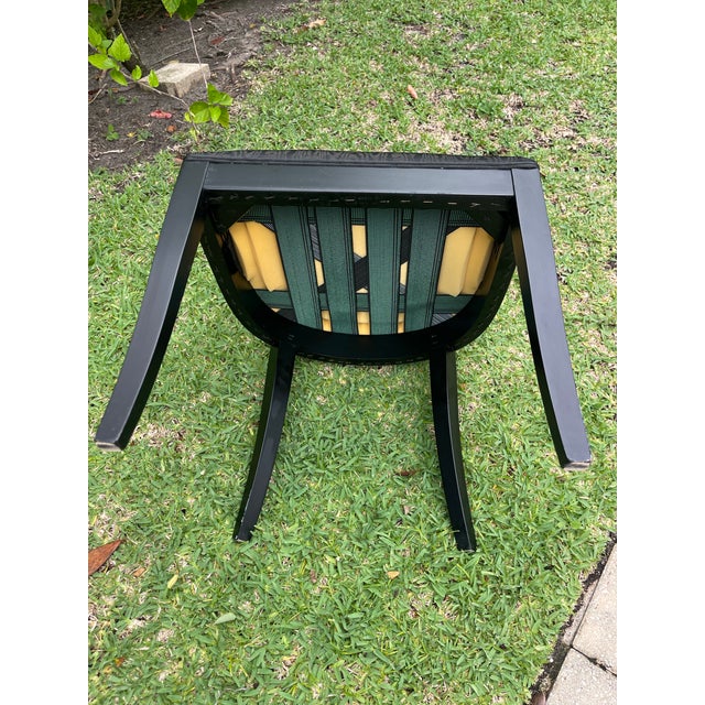 Vintage Italian Postmodern Klismos Dining Chairs by Pietro Costantini, Set of 4 For Sale - Image 9 of 18