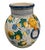 2000 - 2009 Vintage Italian Majolica Style Lion-Head Lemon Motif Ceramic Urn Vase For Sale - Image 5 of 12