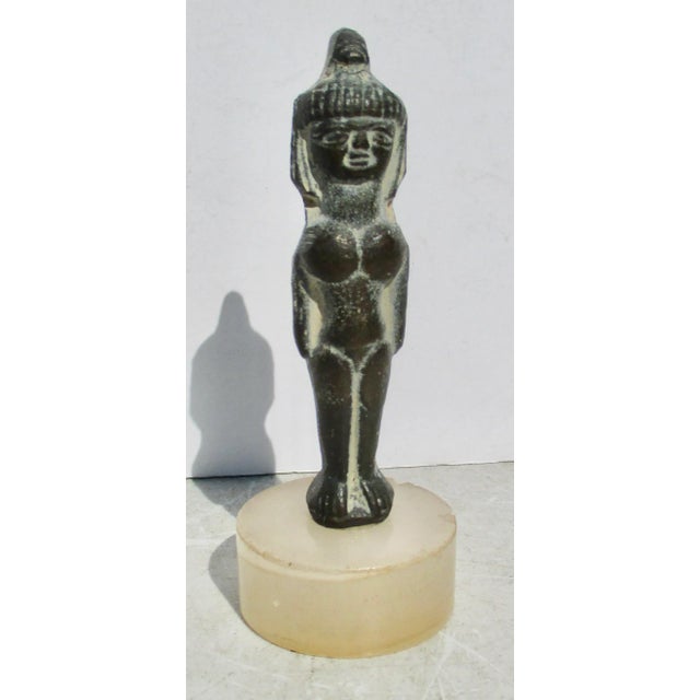 1970s Bronze Museum Model of Sumerian Female Goddess, Astarte Circa 70s For Sale - Image 5 of 6
