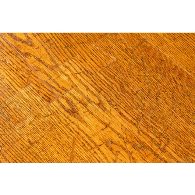 Wood Monumental Antique Oak General Store Mercantile Counter For Sale - Image 7 of 11