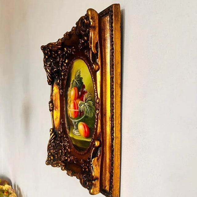 Golden Frame Wall Hanging For Sale - Image 3 of 10