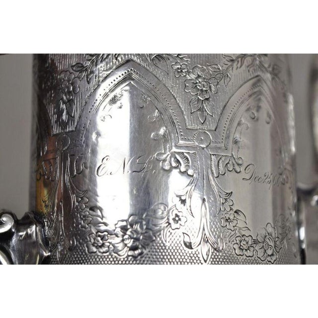 Early 20th Century j.f. Curran & Co Victorian Silver Plated Small Coffee Tea Set - 4 Pieces For Sale In Philadelphia - Image 6 of 10