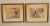 High Quality Vintage 1930's Pair of Gilt Wood Framed Etchings by Antoine Calbet