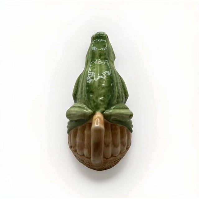 Vietri Ceramic Majolica Hand Painted Frog Pitcher For Sale In Richmond - Image 6 of 7