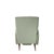 Vintage Green Ribbed Reclining Lounge Chair, Italy, 1950 For Sale - Image 3 of 9