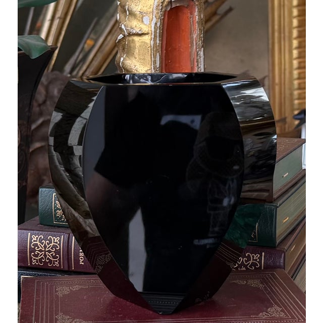 Mid 20th Century Mid Century Modern Murano Italian Art Glass Vase For Sale - Image 5 of 8