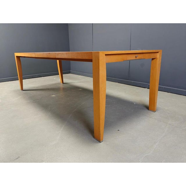 Extendable Dining Table attributed to Chi Wing Lo for Giorgetti, Italy, 1990 For Sale - Image 14 of 17