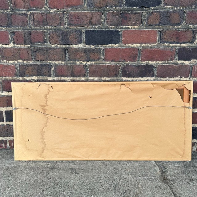 Mid-Century Modern Cityscape Painting by Robert C. Brisley For Sale - Image 12 of 12