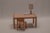 Beautiful French desk set from the 1970s, consisting of a solid elm table and its matching chair. Produced by Maison...