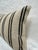 Contemporary Turkish Hemp Pillow Cushion Natural Beige Black Pillow Cushion Cover 16" x 24" For Sale - Image 3 of 4