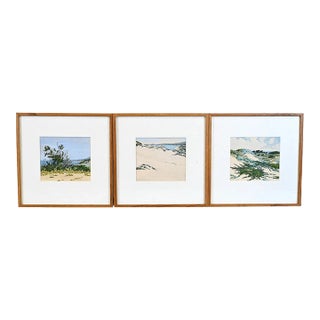 Peter Loftus (American, Born 1948), Set of Three Watercolor and Gouache on Paper Field Studies For Sale