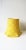 Bright Yellow Ceramic Chevron Chinoiserie Table or Desk Lamp With Silk Shade For Sale - Image 11 of 13