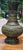 Vintage Chinese-Style Archaistic Bronze Hu Vase With Elephant Head Handles, Patinated Finish For Sale - Image 4 of 18