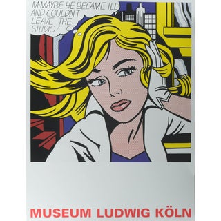 May Be Girl Poster after Roy Lichtenstein For Sale