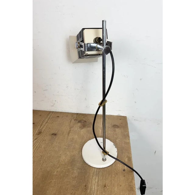 Beige Vintage Beige Table Lamp, 1970s For Sale - Image 8 of 18