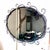 Vintage Wrought Iron Scrollwork Oval Wall Mirror For Sale - Image 10 of 11