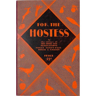 "For the Hostess: A Handbook for Entertaining" 1928 For Sale
