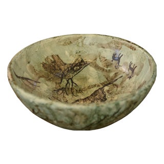 Brutalist Ceramic Trinket Tray, 1950s For Sale