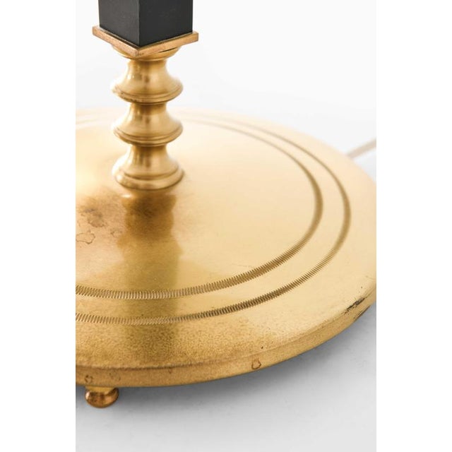 1920s Scandinavian Modern Model 6942 Table Lamp in Brass by Arvid Böhlmark, 1920s For Sale - Image 5 of 11