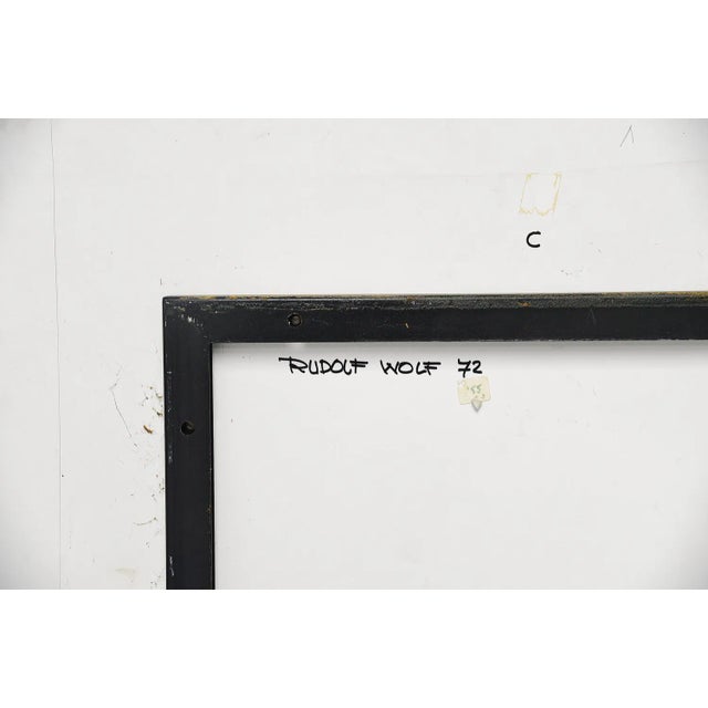Stainless Steel Wall Artwork attributed to Rudolf Wolf, 1972 For Sale - Image 6 of 9