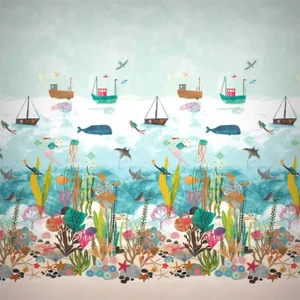 Harlequin Above And Below Marine Life Wallpaper in 0 - a Sample