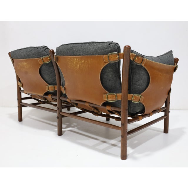 Midcentury Modern Settee Model ‘Ilona’ by Arne Norell, 1960s For Sale In Dallas - Image 6 of 12
