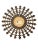 Large Mid-Century Peruvian Giltwood Sunburst Mirror With Intricate Carved Detail For Sale - Image 13 of 18