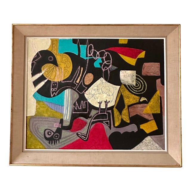 Alinol, Composition, 2019, Gouache, Framed For Sale