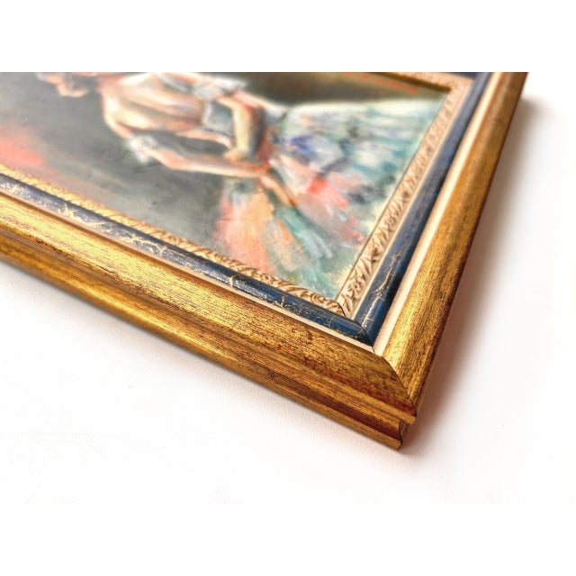 Ballerina Original Painting Oil Girl Dancer by Valeriya Serova, Framed For Sale - Image 9 of 9