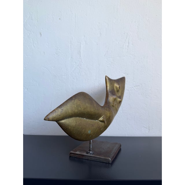 Modern Domenico Calabrone Bronze Modernist Sculpture of Female Torso - Brazil 1980s For Sale - Image 3 of 14