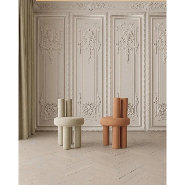 Misty Beige Salvador Chair by Nelson Araujo For Sale - Image 4 of 6