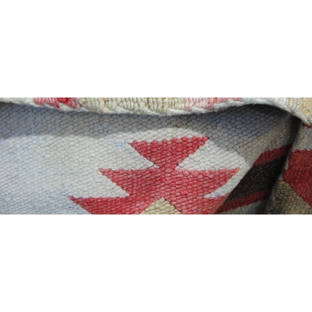 Antique Navajo Banded Geometric Rug, For Sale - Image 4 of 7