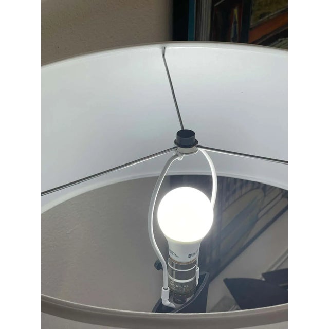 Brutalist 1980s Brutalist Iron Lamps Morrison Custom Lighting - A Pair For Sale - Image 3 of 12