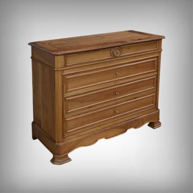 Louis-Philippe Style Walnut Chest of Drawers, 1900s For Sale - Image 18 of 18