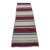 1970s Turkish Boho Style Striped Colorful Kilim Runner Rug For Sale