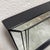 Deknudt Square Stepped Beveled Wall Mirror, Vintage For Sale - Image 4 of 12