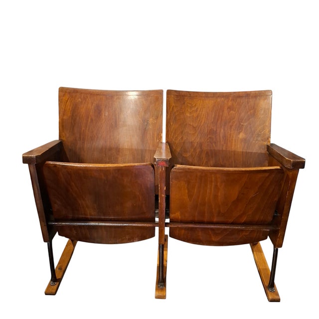 Vintage Cinema Chairs, 1960s For Sale - Image 4 of 4