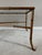 Metal Vintage Hollywood Regency Style Gilt Faux Bamboo and Glass Coffee Table For Sale - Image 7 of 7