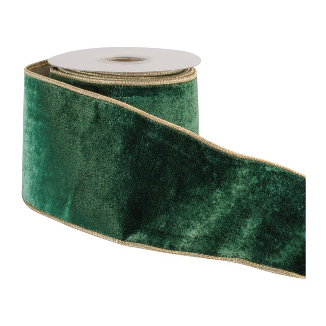 Create a rich, designer-inspired look with this velvet wired ribbon set, perfect for elevating your holiday and event...