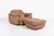Brown Set of DS 101 Lounge Chair in Brown Leather with Ottoman from de Sede, 1970s For Sale - Image 8 of 10