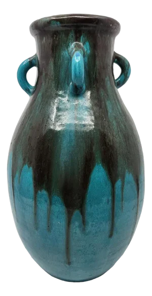 Vintage Primavera Vase in Stoneware, France, 1950s