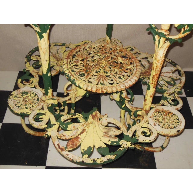 Antique Plant Stand Cast Iron "Coalbrookdale" For Sale - Image 9 of 11