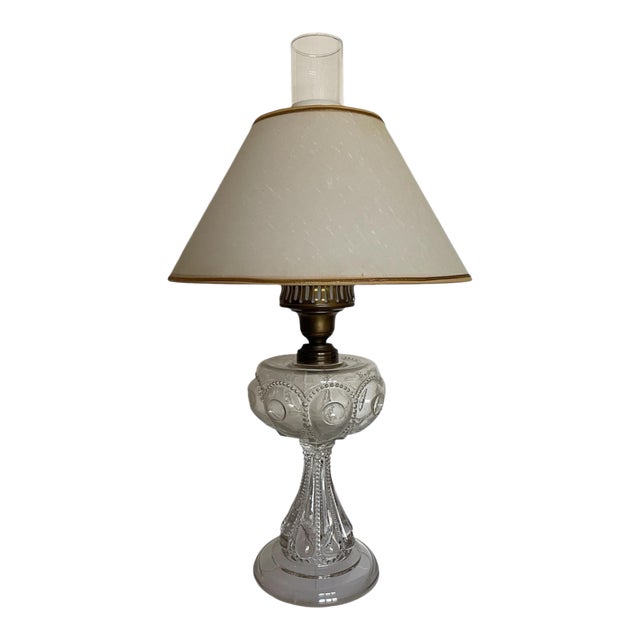 Vintage 1950s Glass Lantern For Sale