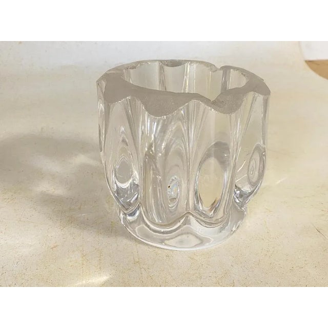 Glass Art Deco Molded Glass Ashtray, 1940 For Sale - Image 7 of 11