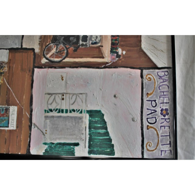 Figurative "The Way I Lived, Ucla 4th Year" by Naomi Bar-Lev For Sale - Image 3 of 9