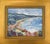 Contemporary impressionist coastal landscape/ seascape painting. Oil on canvas board presented in a gilt wood plein air...