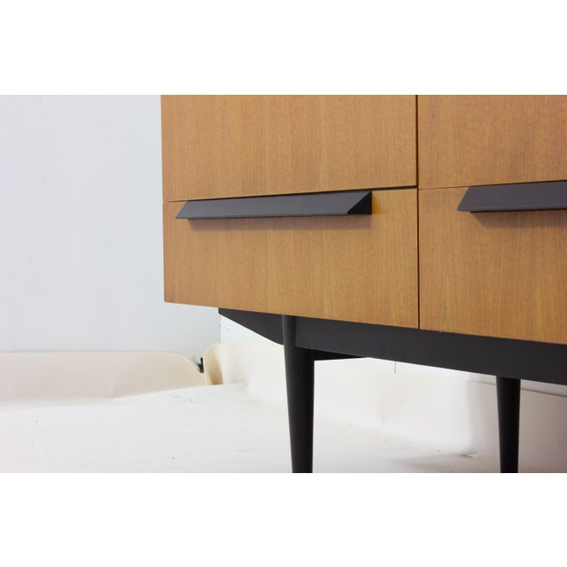 1960s Modernist Belgian Sideboard in Maple, 1960s For Sale - Image 5 of 11
